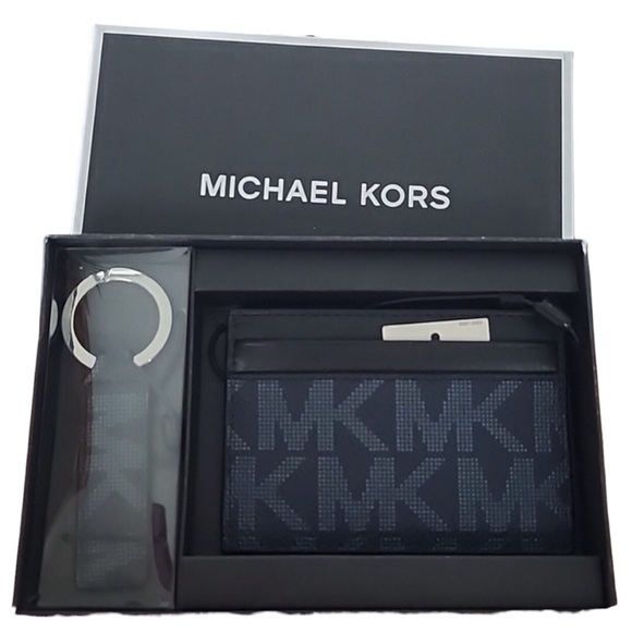 Michael Kors Cardholder Admiral Blue Gift Set - Picture 7 of 9
